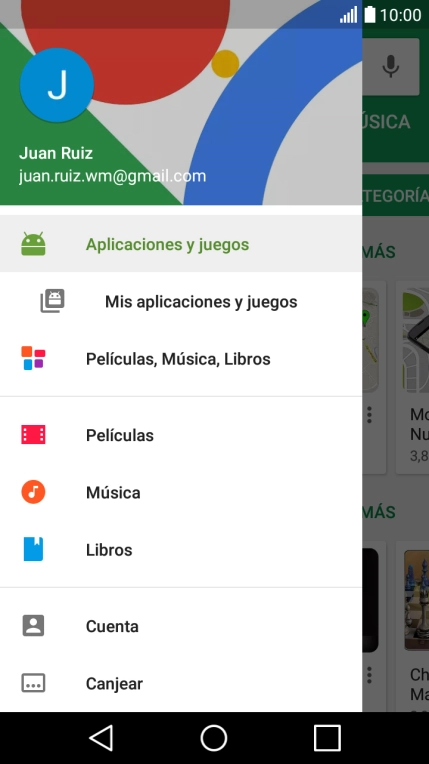 Pulsa Mis aplicaciones y juegos.