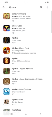 Pulsa la app deseada.
