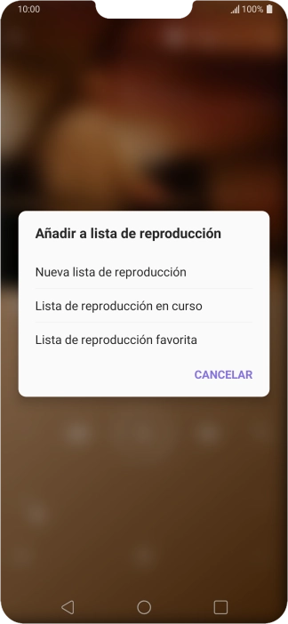 Pulsa Nueva lista de reproducción.