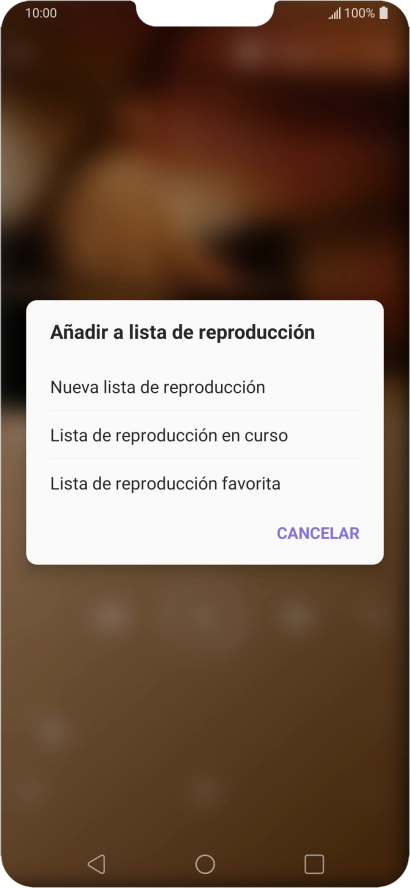 Pulsa Nueva lista de reproducción.