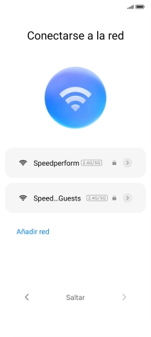 Pulsa la red wifi deseada.