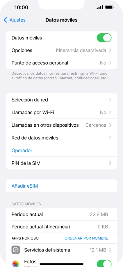 Pulsa Opciones.