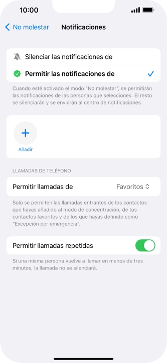 Pulsa la flecha hacia la izquierda.