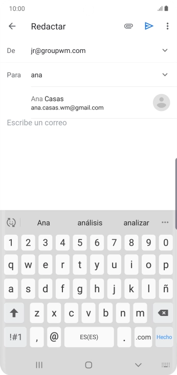 Pulsa el contacto deseado.