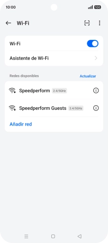 Pulsa Asistente de Wi-Fi.