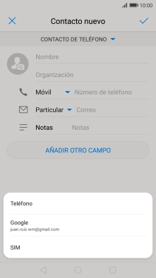Pulsa Teléfono.