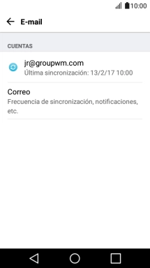 Pulsa Correo.