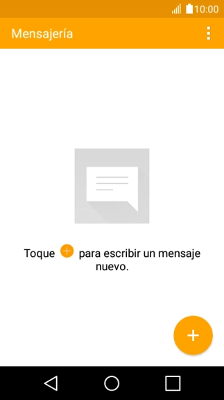Pulsa el icono de nuevo mensaje.