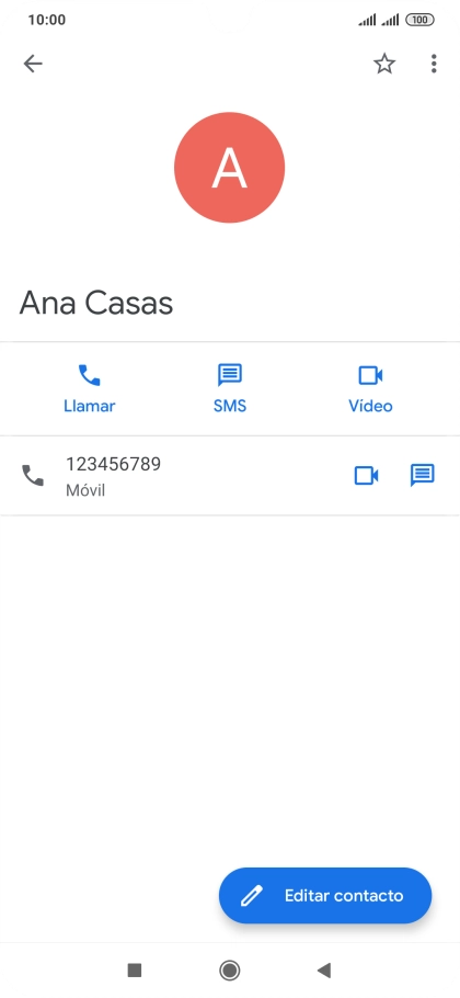 Pulsa la tecla de inicio para terminar y regresar a la pantalla de inicio.