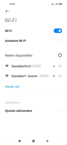 Pulsa Asistente Wi-Fi.