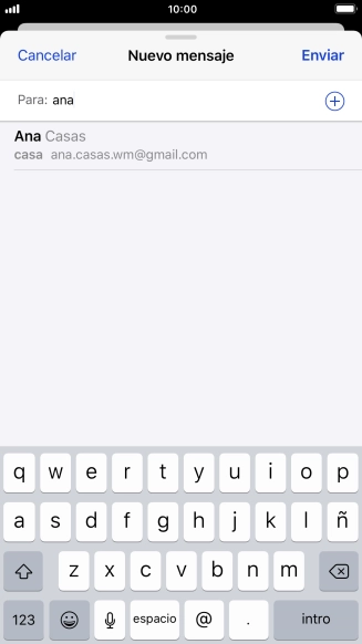 Pulsa el contacto deseado.