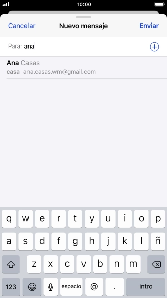 Pulsa el contacto deseado.