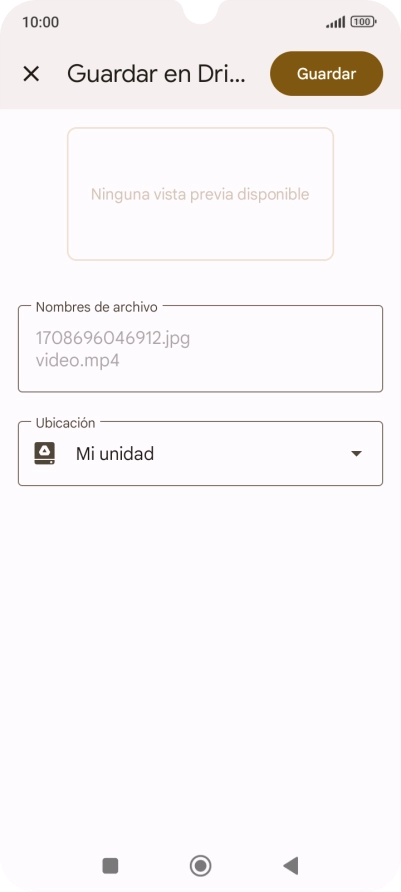 Pulsa la lista desplegable bajo 