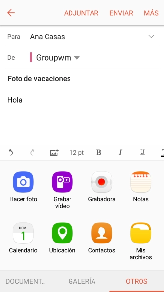Pulsa Mis archivos y desplázate a la carpeta deseada.