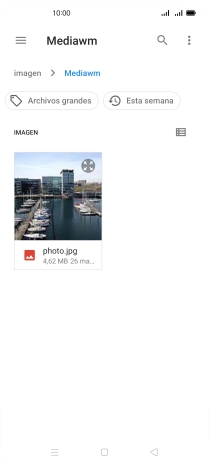 Pulsa el archivo deseado.