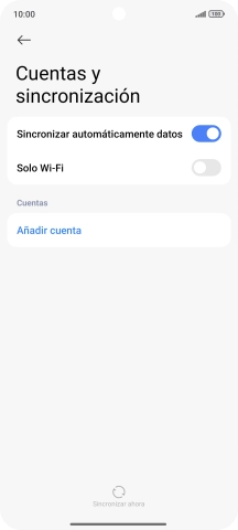 Pulsa Añadir cuenta.