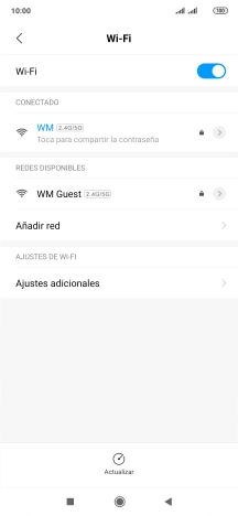 Pulsa la tecla de inicio para terminar y regresar a la pantalla de inicio.