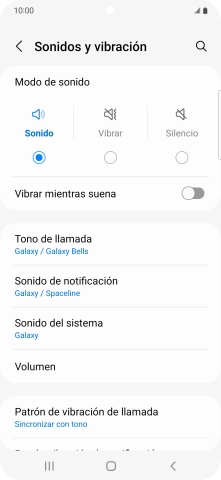 Pulsa Tono de llamada.
