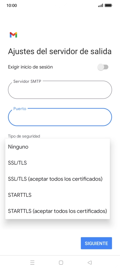 Pulsa SSL/TLS.