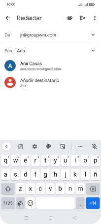 Pulsa el contacto deseado.