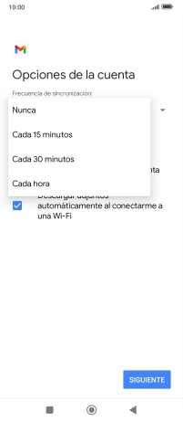 Pulsa el ajuste deseado.
