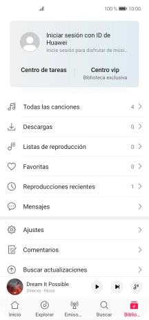 Pulsa Todas las canciones.