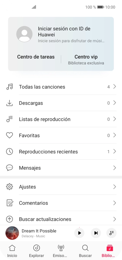 Pulsa Todas las canciones.