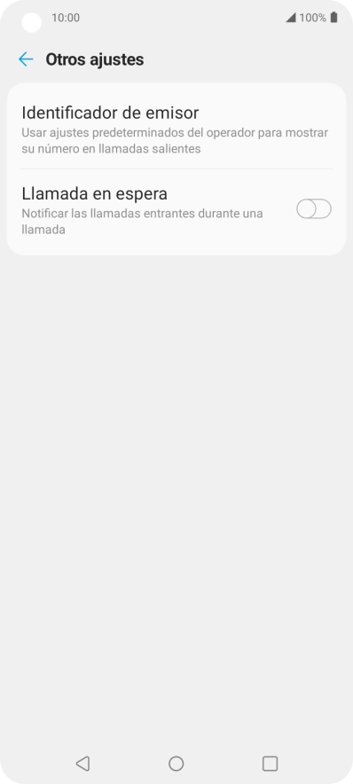 Pulsa el indicador junto a 