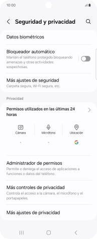 Pulsa Más ajustes de seguridad.