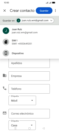 Pulsa Dispositivo.