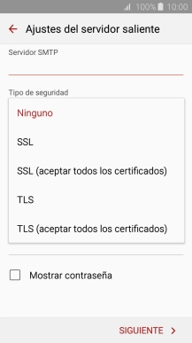 Pulsa Ninguno para desactivar la función.