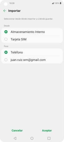 Pulsa el nombre de la tarjeta SIM.