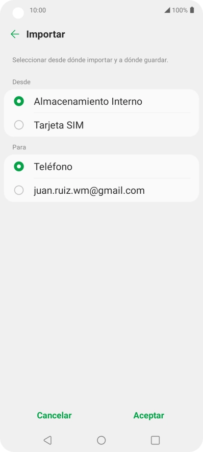 Pulsa el nombre de la tarjeta SIM.