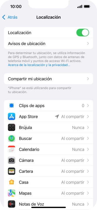 Pulsa la app deseada.
