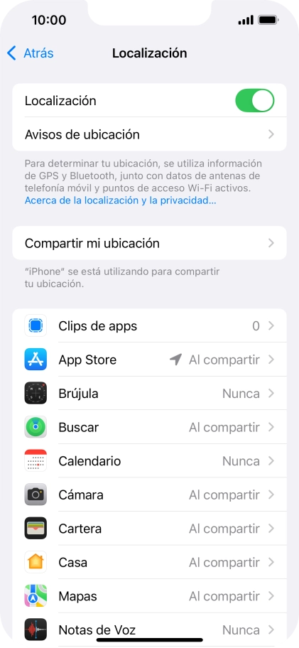 Pulsa la app deseada.