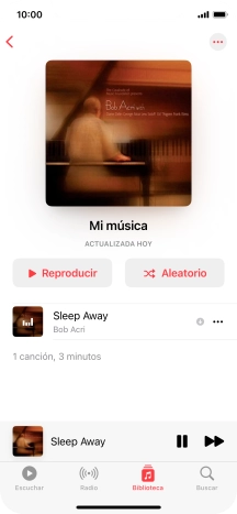 Pulsa el título de la canción.