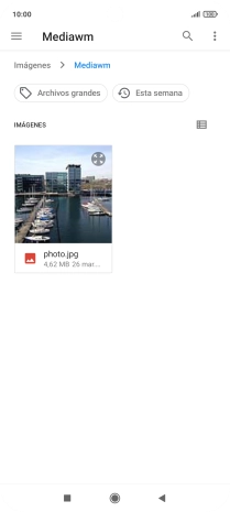 Pulsa el archivo deseado.