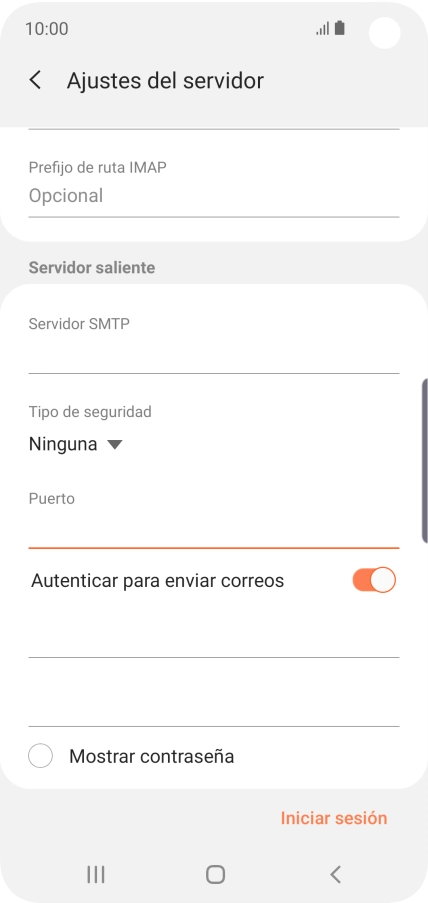 Pulsa el indicador junto a 