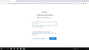 Sigue la indicaciones de la pantalla para iniciar sesión en tu cuenta de Google.