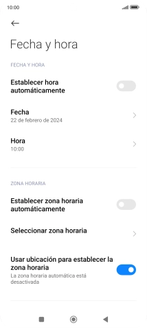 Pulsa el indicador junto a 