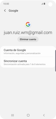 Pulsa la tecla de inicio para terminar y regresar a la pantalla de inicio.