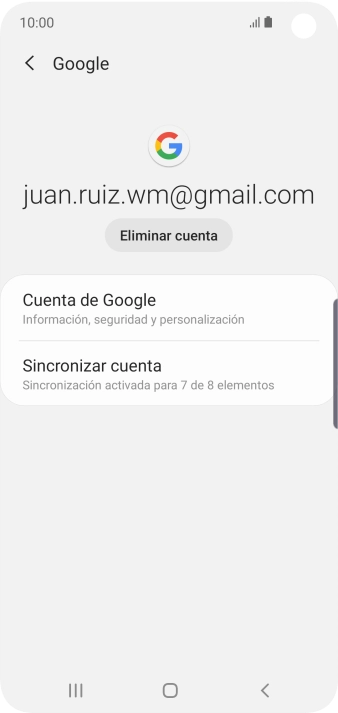 Pulsa la tecla de inicio para terminar y regresar a la pantalla de inicio.