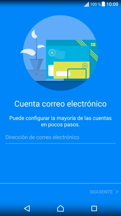 Pulsa en el campo de escritura e introduce tu dirección de correo electrónico.