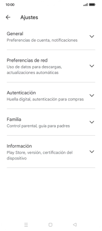 Pulsa Preferencias de red.
