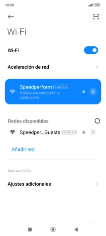 Pulsa la tecla de inicio para terminar y regresar a la pantalla de inicio.