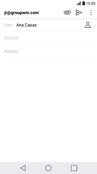 Pulsa Asunto e introduce el asunto deseado.