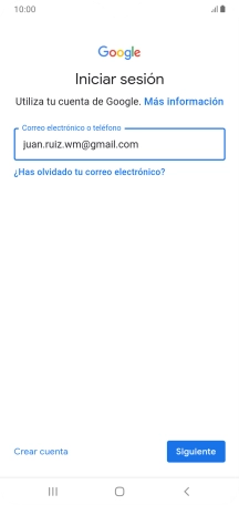 Pulsa Siguiente.