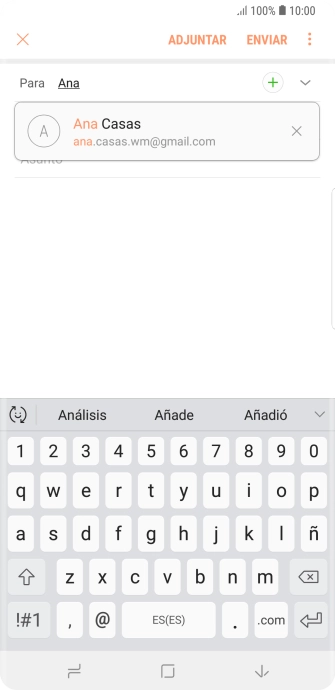 Pulsa el contacto deseado.
