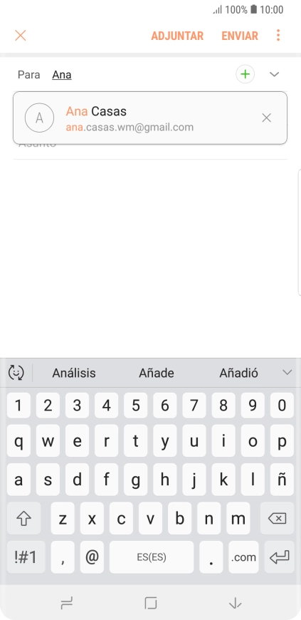 Pulsa el contacto deseado.