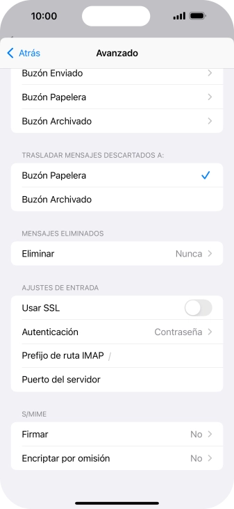 Pulsa el indicador junto a 